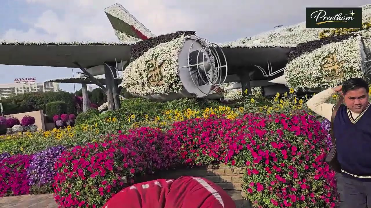 Miracle Garden - Dubai    മിറാക്കിള്‍ ഗാര്‍ഡന്‍ - ദുബൈ
