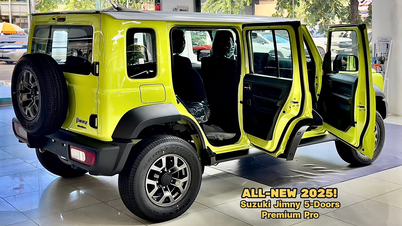 Новинка 2025 года! Совершенно новый премиум-Suzuki Jimny 5-Doors Pro: внедорожные характеристики ...