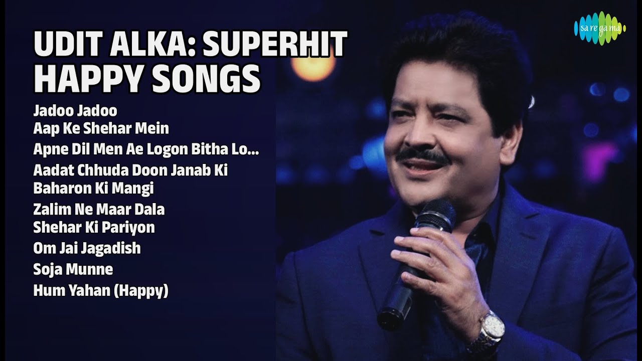 उदित अल्का: सुपर हिट हैप्पी गाने | Adnan Sami Songs | Jadoo Jadoo | Aap Ke Shehar Mein