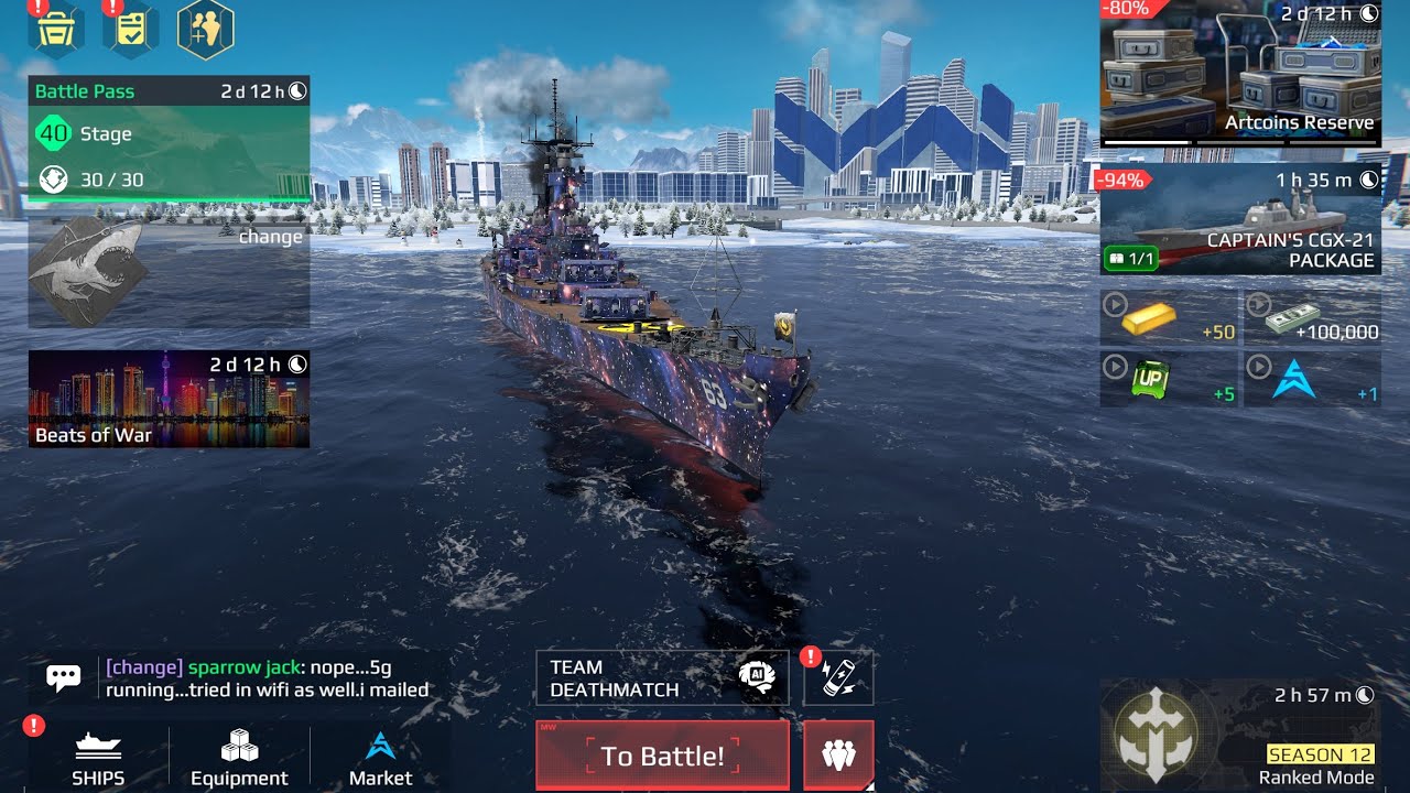 Normal Day in Modern Warships pt.2,No editing :)