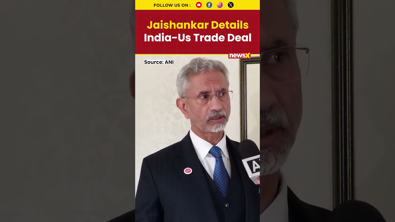 #watch | Jaishankar Details India‑US Trade Deal |  NewsX | Breaking News |