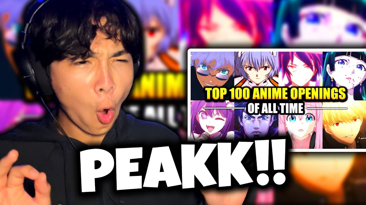 NEW LISTENER Reacts to Top 100 Favorite Anime Openings (FIRST TIME)