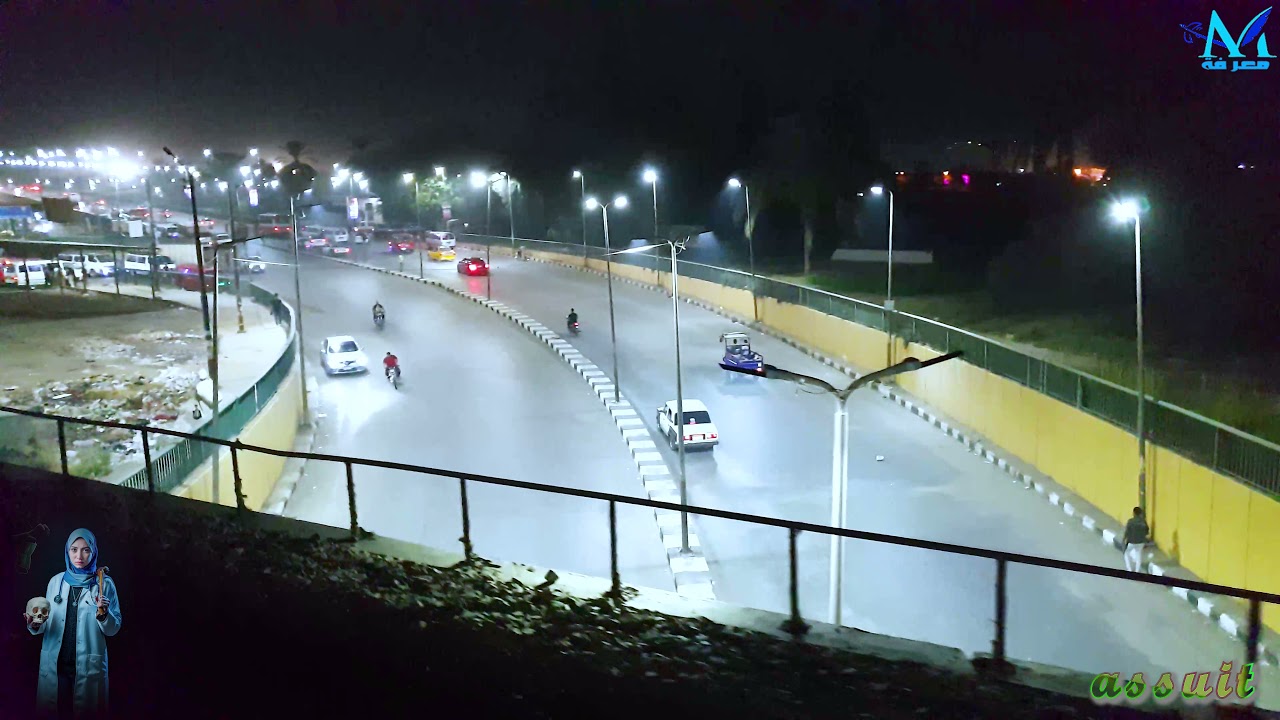 دخول محطة الأزهر في اسيوط بقطار الركاب ليلا ( شوف الفيديو للاخر هتلاقي مفاجأة )