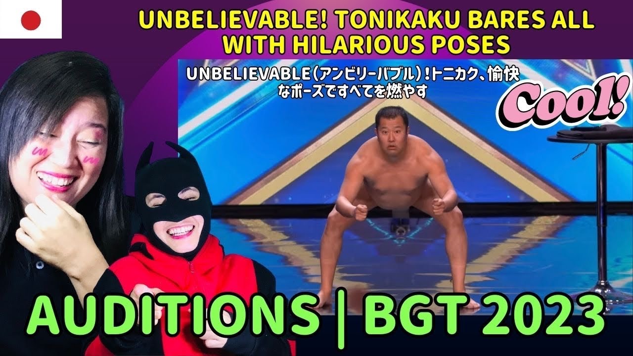 UNBELIEVABLE! Tonikaku BARES ALL with hilarious poses | Auditions | BGT 2023
