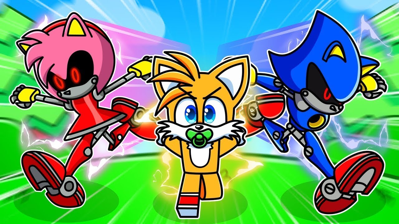 Adopted by a METAL SONIC FAMILY In Roblox!