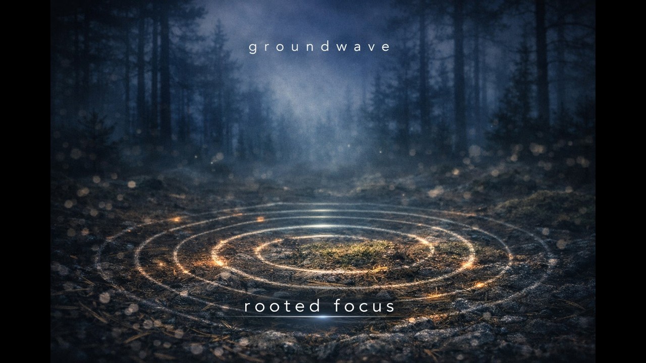 Groundwave | Bass Heavy Organic House for ADHD Focus & Deep Work | 8 Min