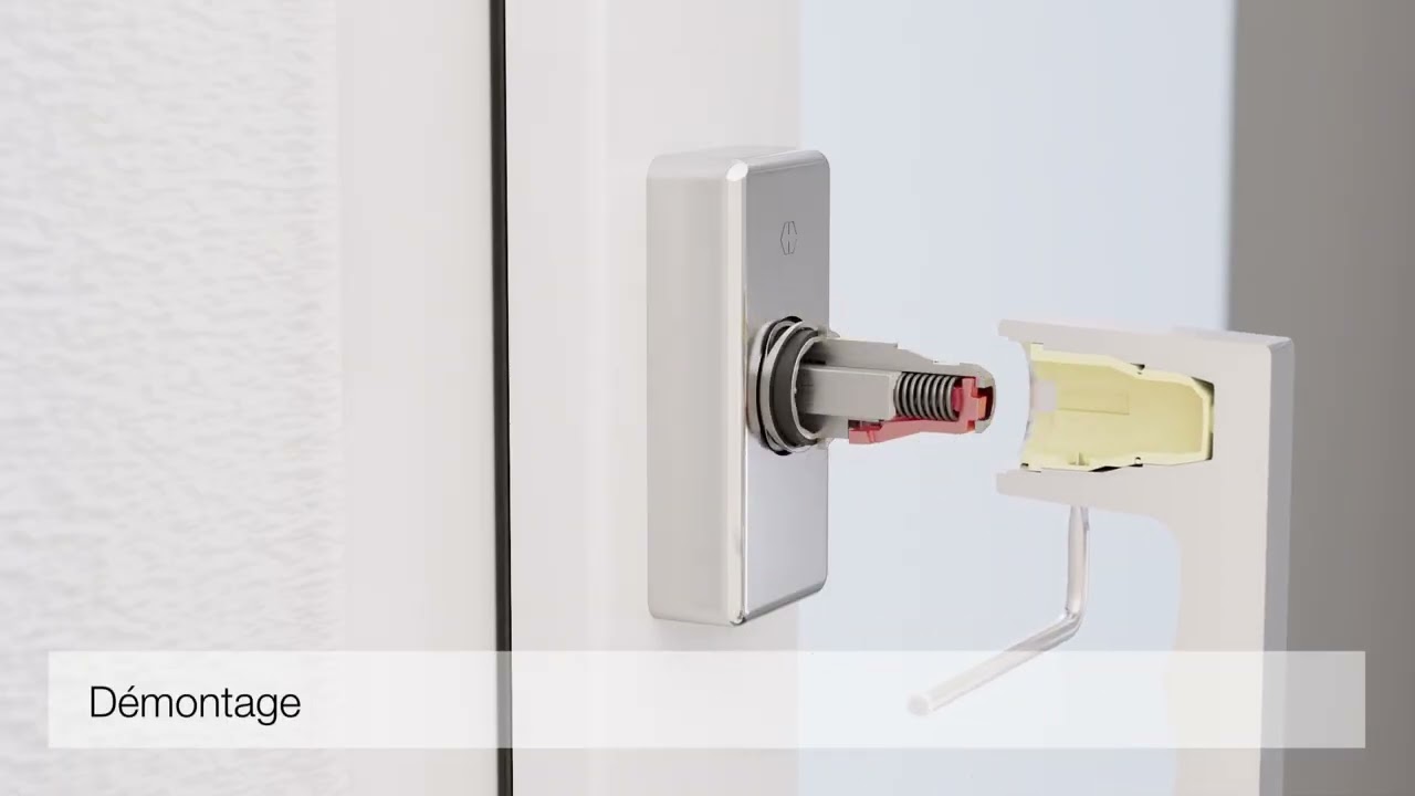 Poignée de fenêtre Secustik CombiFit HOPPE