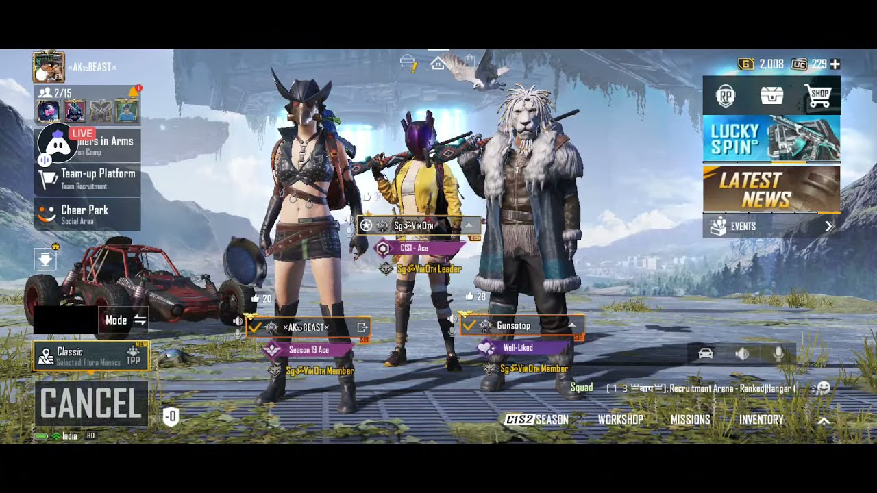 [Tamil] BGMI :🔴😍 stream | Playing Squad |Ak Beast Streaming🔴