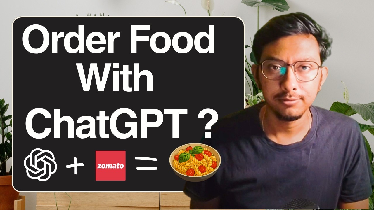 How I Ordered Food Using ChatGPT 🤯| (Zomato + MCP Server)
