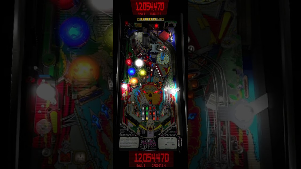 Addams Family Visual Pinball X VPX Android iOs Pinmame Arcade Mobile Game emulator flipper simulator