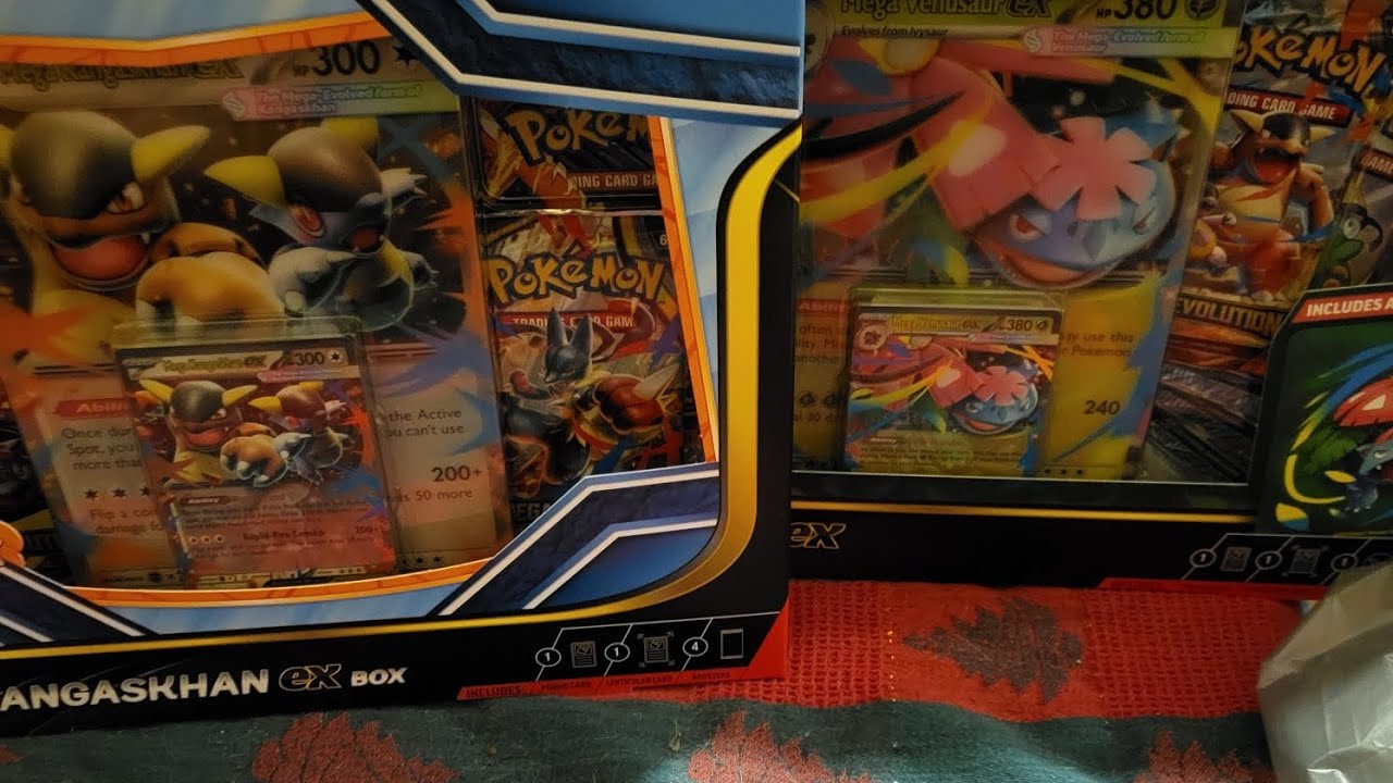 Yet another mega Kangaskhan box  and mega Venusaur box