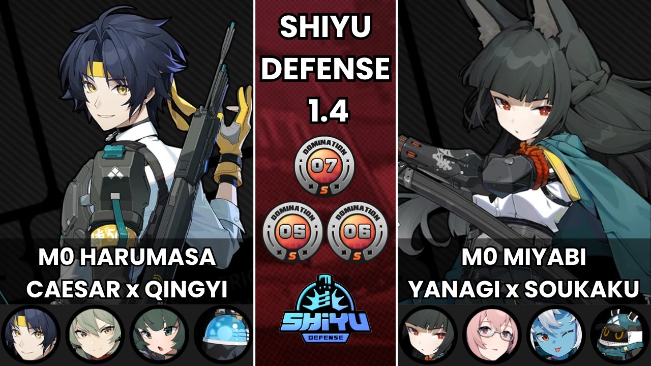 Harumasa x Caesar x Qingyi | Miyabi x Yanagi x Soukaku | Shiyu Defense 5 - 6 - 7 | Zenless Zone Zero