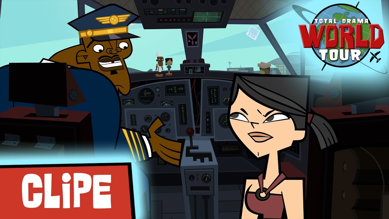 TURNÊ MUNDIAL: 🎶 Vem voar com a gente🎶 (S3 Ep.1) - Total Drama