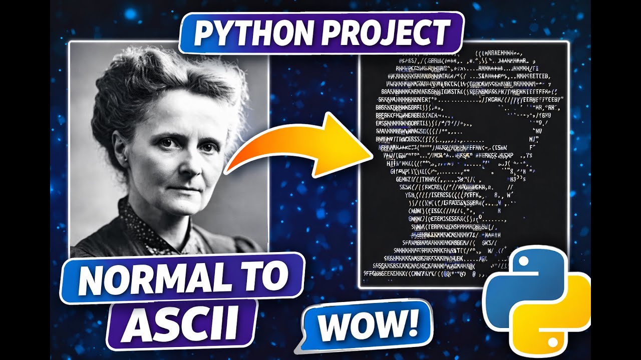 Marie Curie ASCII Art Generator | BY DEBASHISH MISHRA