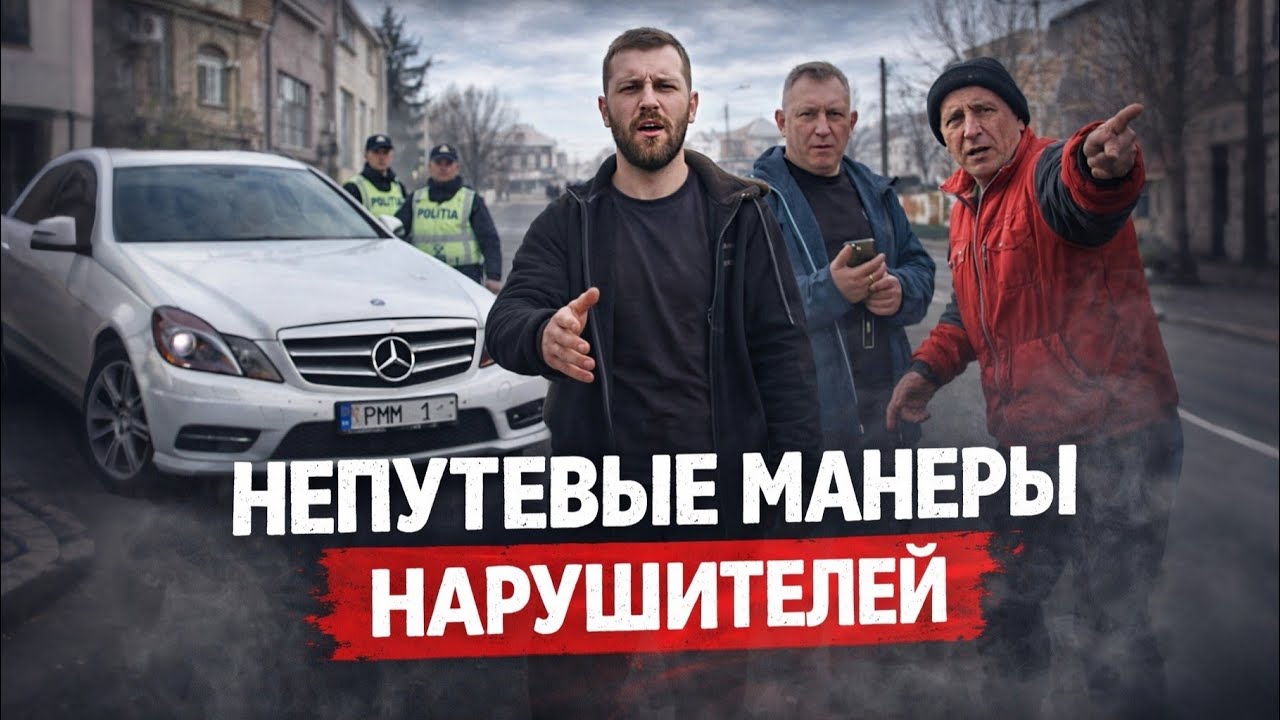 Непутевые манеры кишиневских нарушителей