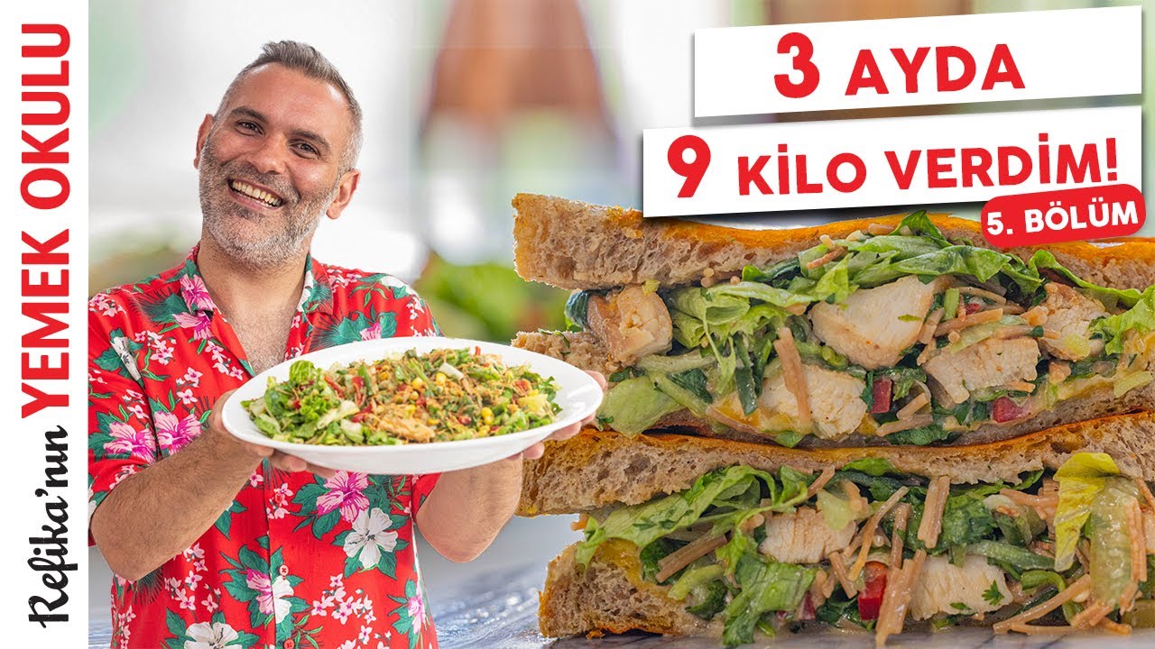 Gurme Diyetle Nasıl 9 Kilo Verdim? | Şehriyeli Tavuklu Salata 🥗 Pratik Sağlıklı Beslenme İpuçları