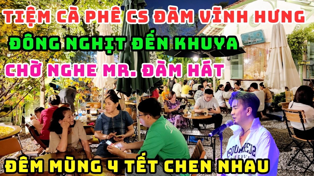 BỊ CHÊ TƠI TẢ MÀ SAO QUÁN CÀ PHÊ CÀ PHÁO CỦA CS ĐÀM VĨNH HƯNG VẪN ĐÔNG NGHỊT KHÁCH XẾP HÀNG MUA NƯỚC
