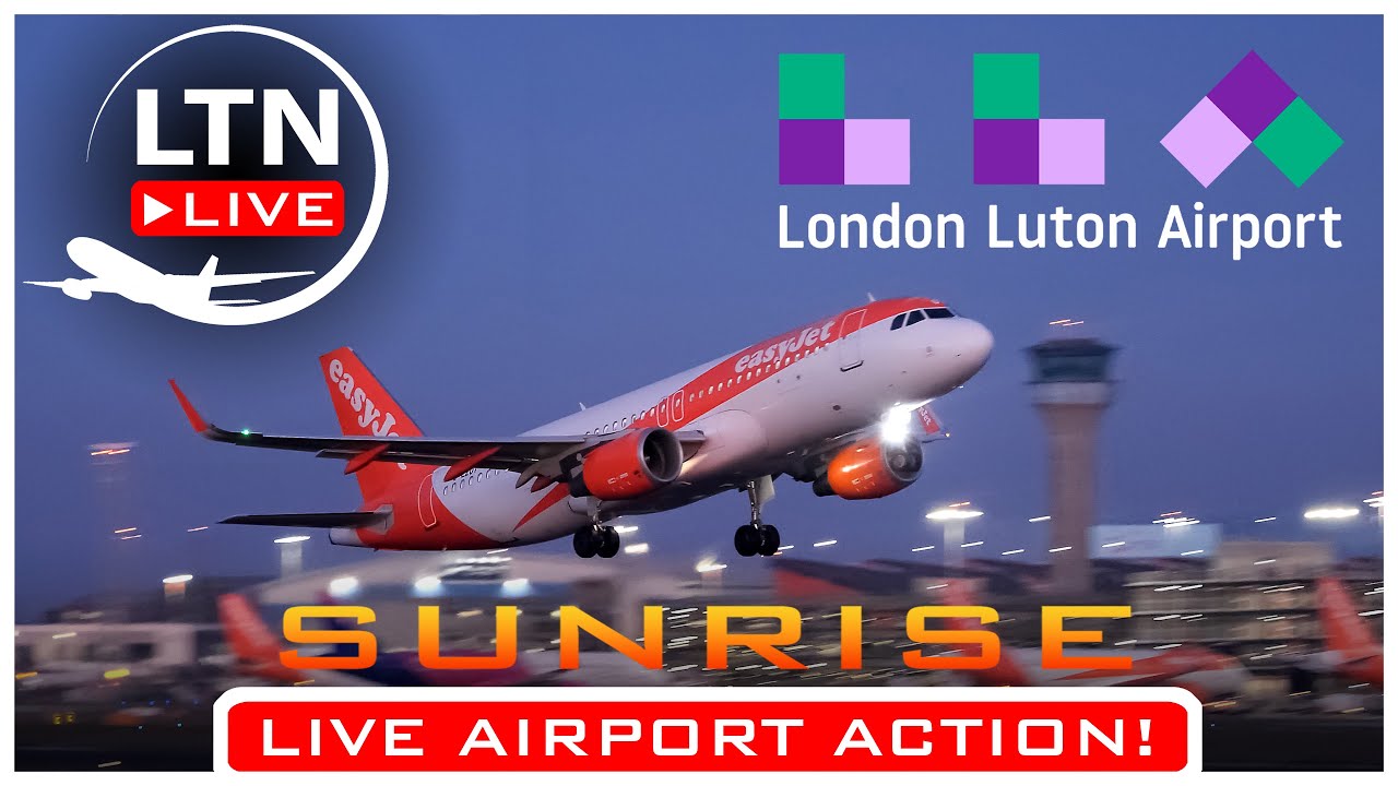 ✈️ London Luton Airport LIVE | commercial and private action! #planespotting #aviation