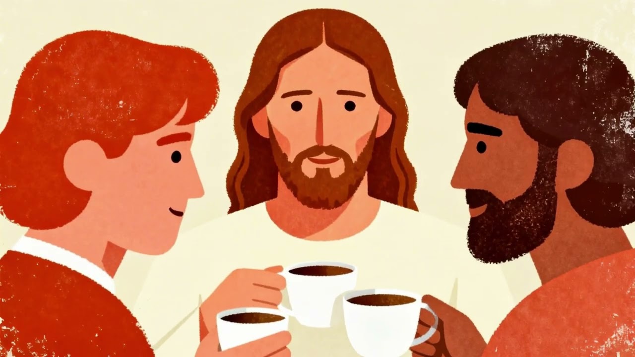 Where Two or Three Gather | Coffee with Jesus Jazz BGM – Matthew 18:20