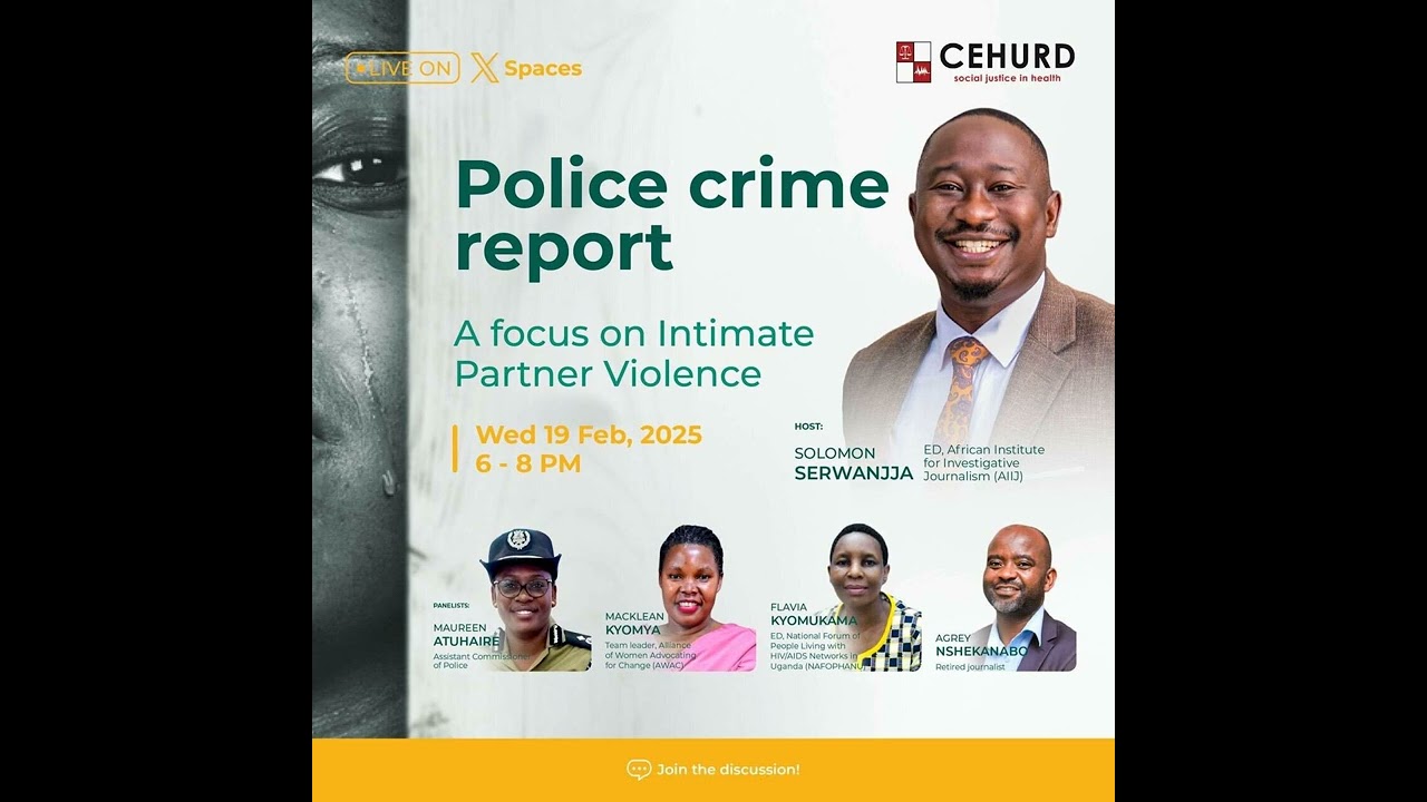 X-Space Recording; Police Crime Report - A Focus on Intimate Partner Violence 19th.2.2025