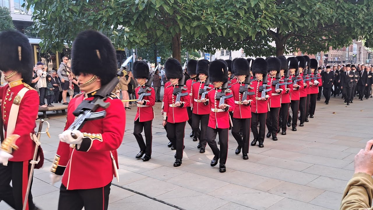 Grenadier Guards Regiment 60th anniversary Freedom of the City MANCHESTER Parade.
