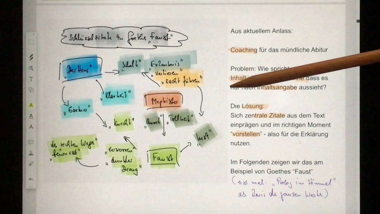 Mit Schlüsselzitaten Punkte machen - in Klausuren und bsd. mündlichen Prüfungen
