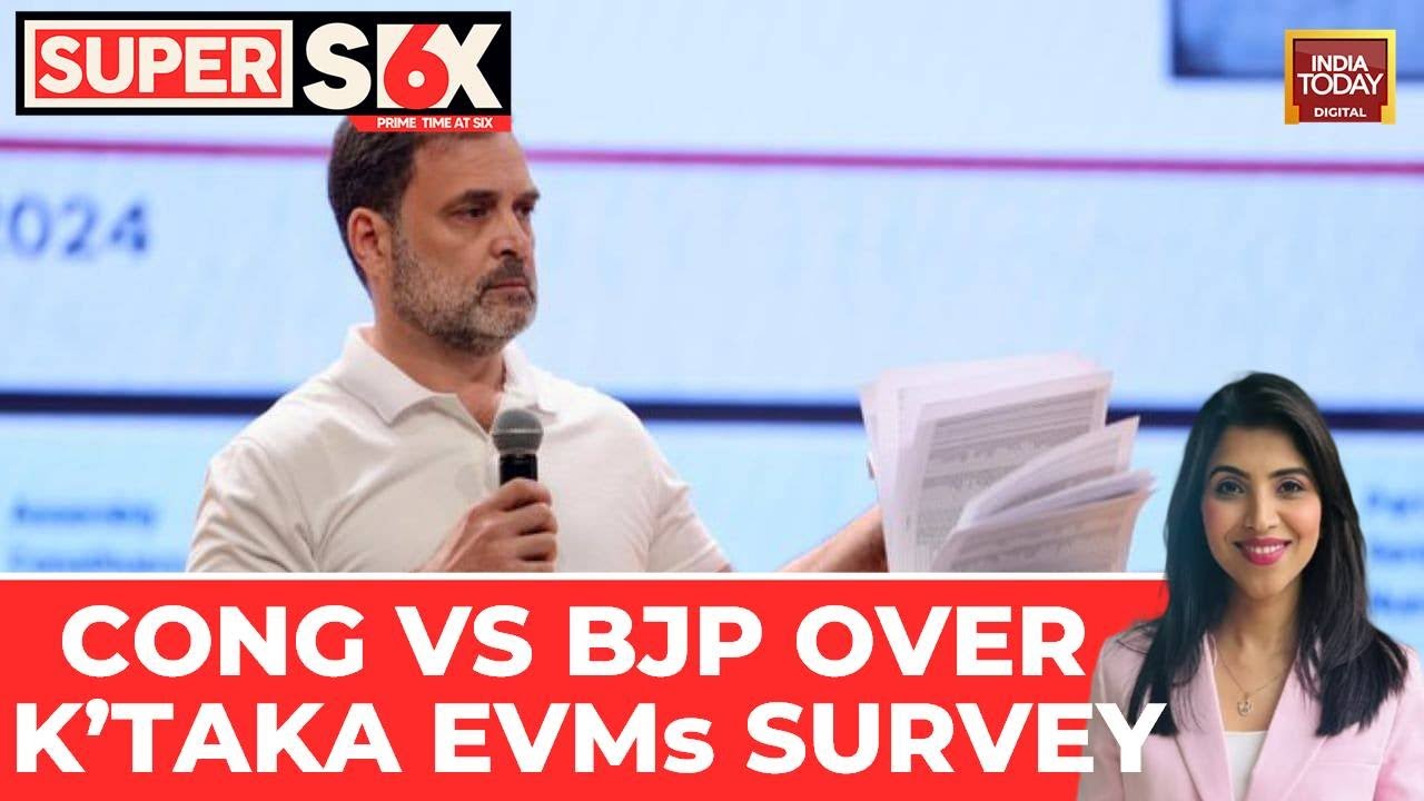 Karnataka EVM Survey Row: Congress Calls It 'Crisis PR,' BJP’s Lakshmi Ashwin Gowda Hits Back
