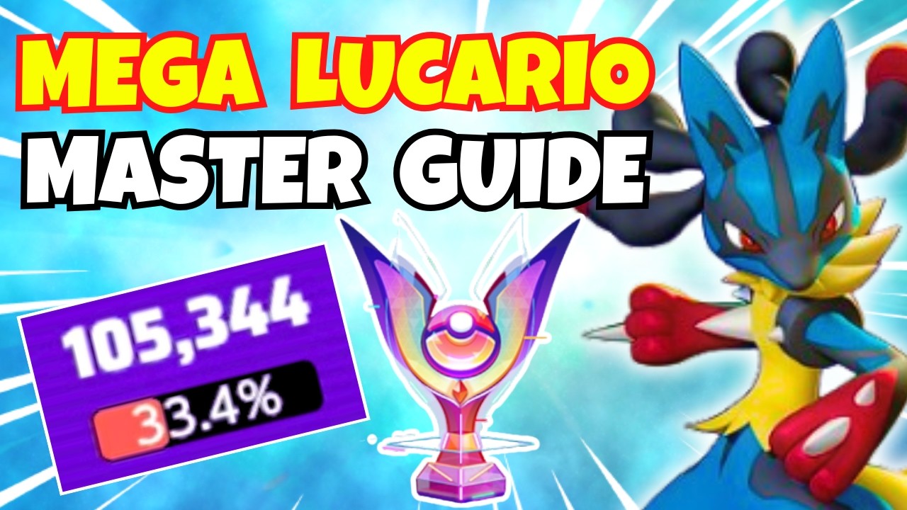Mega Lucario OP Guide! Best Builds & Tips to Dominate Ranked | Pokemon Unite