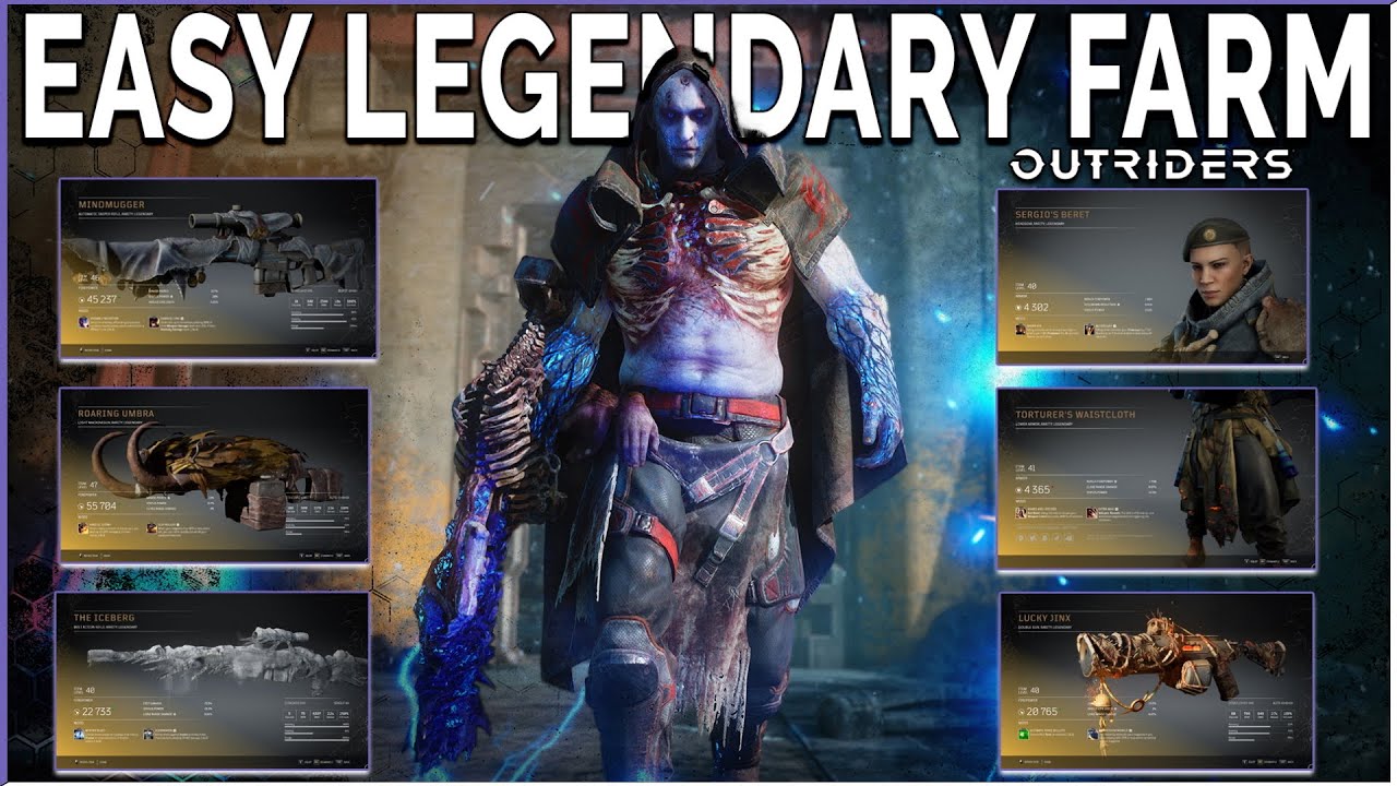 Outriders - The Best/Easiest Way To Farm Loot After The New Update Nerfs - Guaranteed Legendary