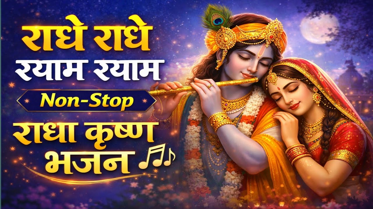 राधे राधे श्याम श्याम 🙏 | राधा कृष्ण Non Stop Bhajan | Peaceful Devotional Songs | Bhakti Ras