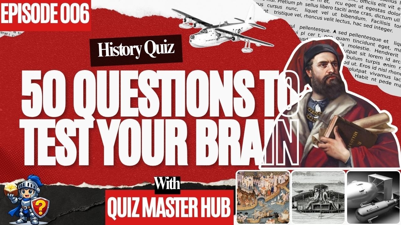 How Sharp Is Your Mind 50-Question History Challenge #quiz #generalknowledge #trivia