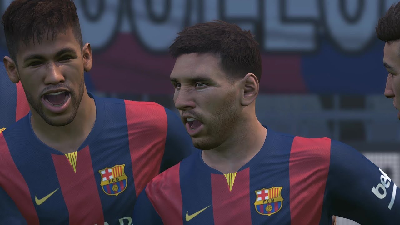 Pro Evolution Soccer 2015 FC Barcelona Vs Real Sociedad PC Gameplay