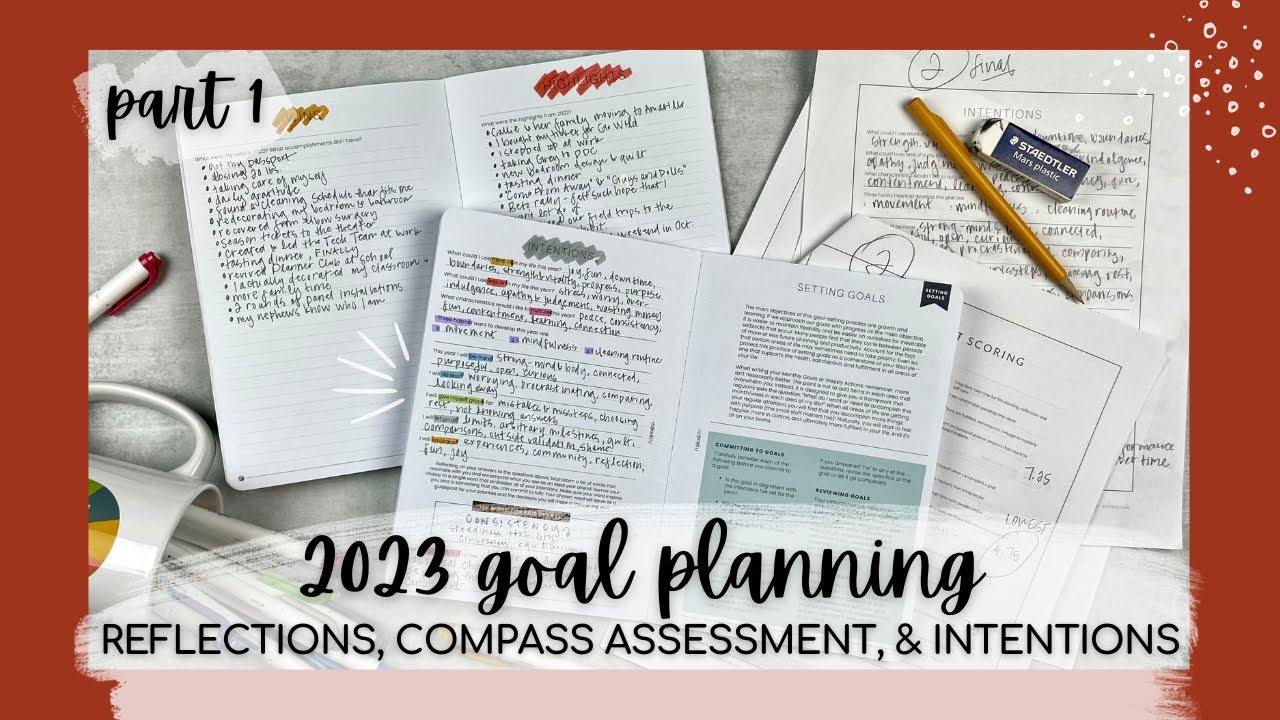GOAL SETTING for 2023! | PART 1: reflections, compass assessment, & intentions | #makselife