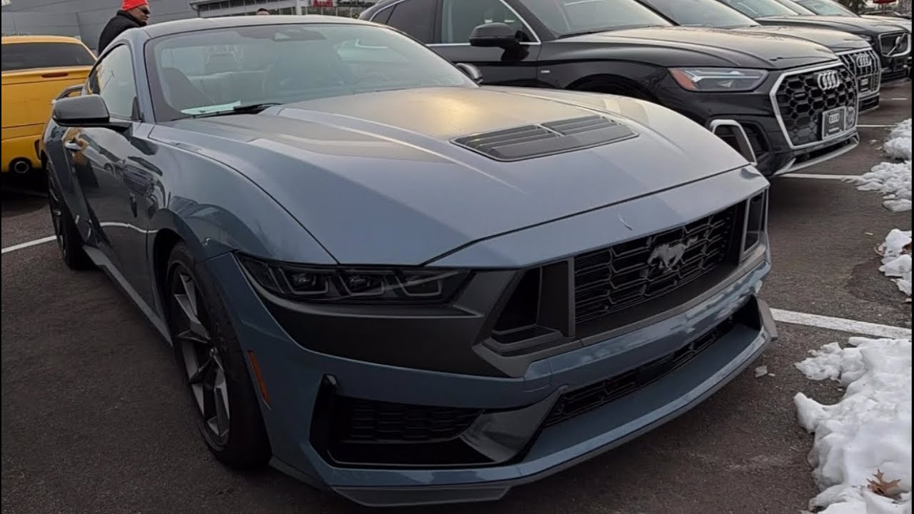 Dad bought a Mustang Dark Horse!!