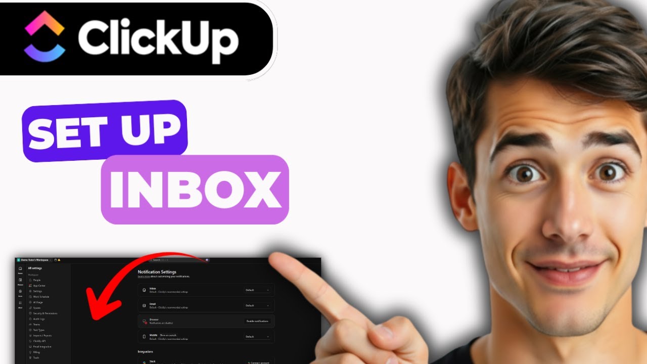 Как настроить входящие сообщения и уведомления в ClickUp (самый простой способ) (Руководство 2026...