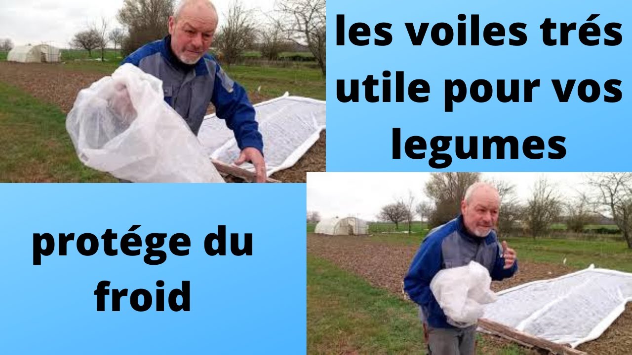 les voiles de for&ccedil;age tr&egrave;s utile au potager