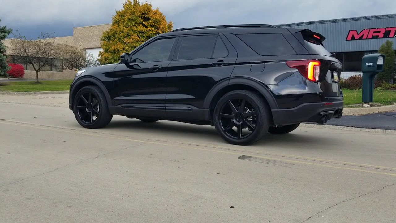2020 Ford Explorer ST - MRT Performance Exhaust H-Pipe and Axle-Back Hard Launch