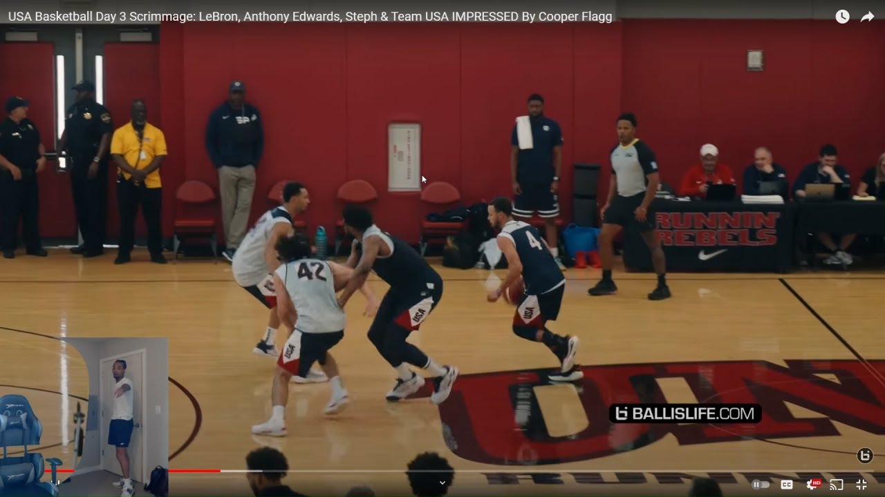 Reacting To Team USA Basketball Day 3 EXCITING DOWN TO WIRE Scrimmage! Steph & LeBron DUO!