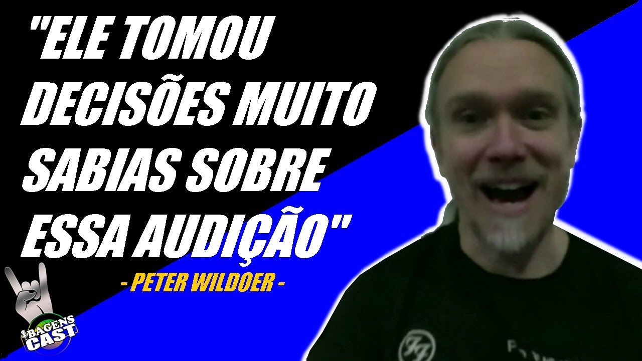 Peter Wildoer fala sobre a participação do Aquiles Priester na audição do DT