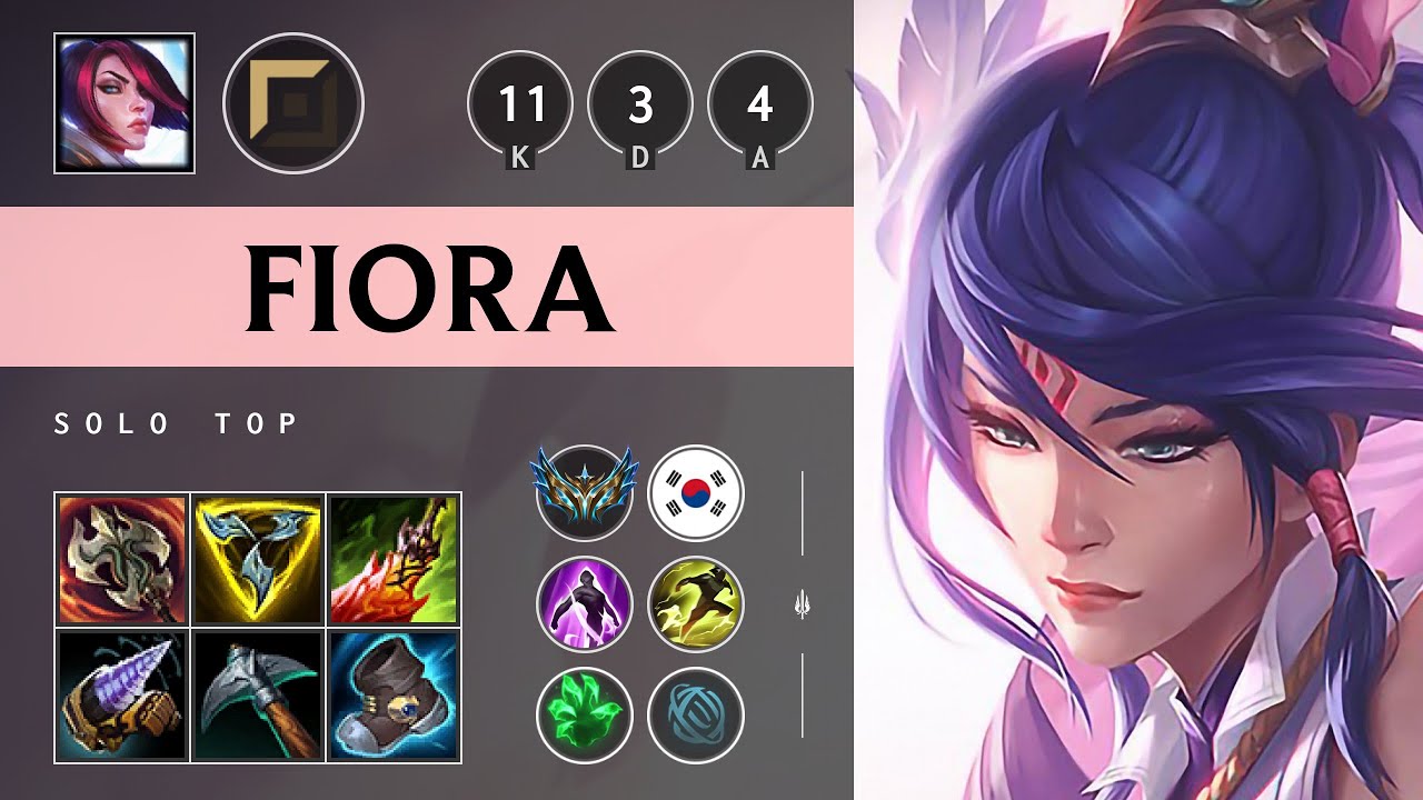 Fiora Top vs Jax - KR Challenger Patch 25.S1.2