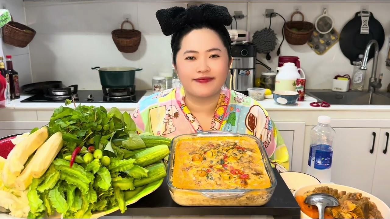 MẮM CHƯNG HỘT VỊT KÈM RAU VƯỜN MỜI MỌI NGƯƠI ĂN CƠM CÙNG GIA ĐINH EM