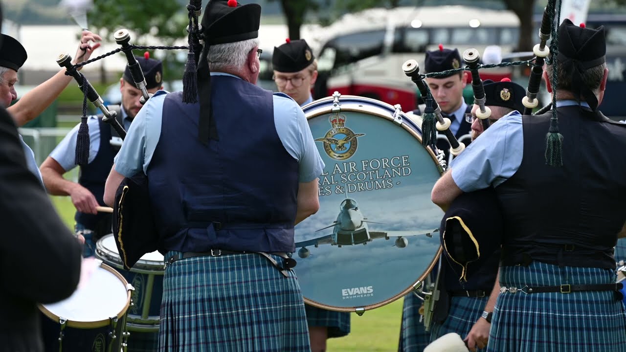 Scottish Pipe Band Champions 2025 - RAF Central Scotland Pipes & Drums