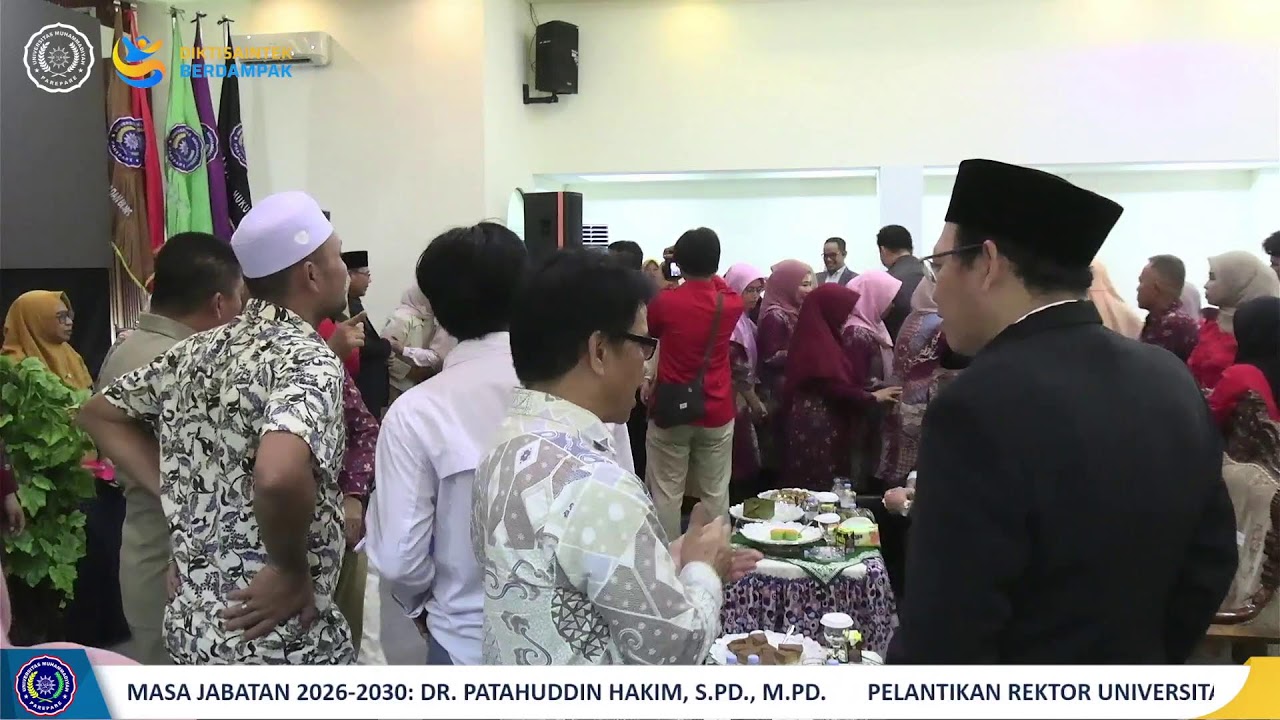 PELANTIKAN REKTOR UMPAR PERIODE 2026-2030: DR. PATAHUDDIN HAKIM, S.PD., M.PD.