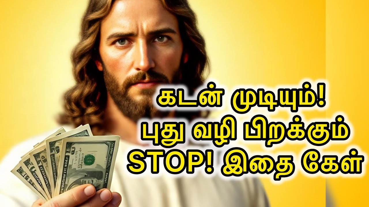 🛑கடன் 💵 🚫பாரம் நீங்கி புது ⚡️ வழி பிறக்கும்! | Jesus Speaks Tamil | Financial Blessing Message 