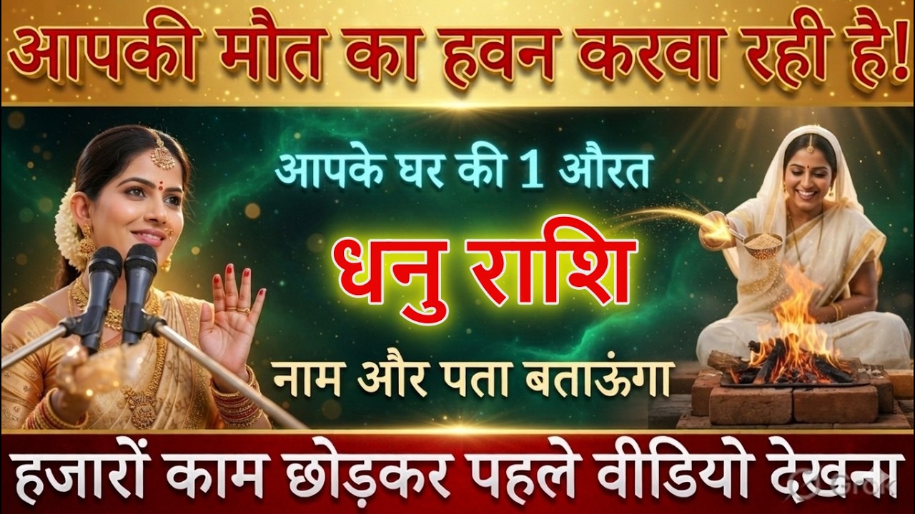 धनु राशि 10 मार्च 2026😱 ये रिश्तेदार आपकी बर्बादी का हवन कर रहा है, नाम लेकर बता रहा हूँ सावधान!