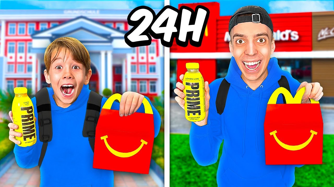 Ich lebe 1 TAG wie KLEINER JUNGE! 😁