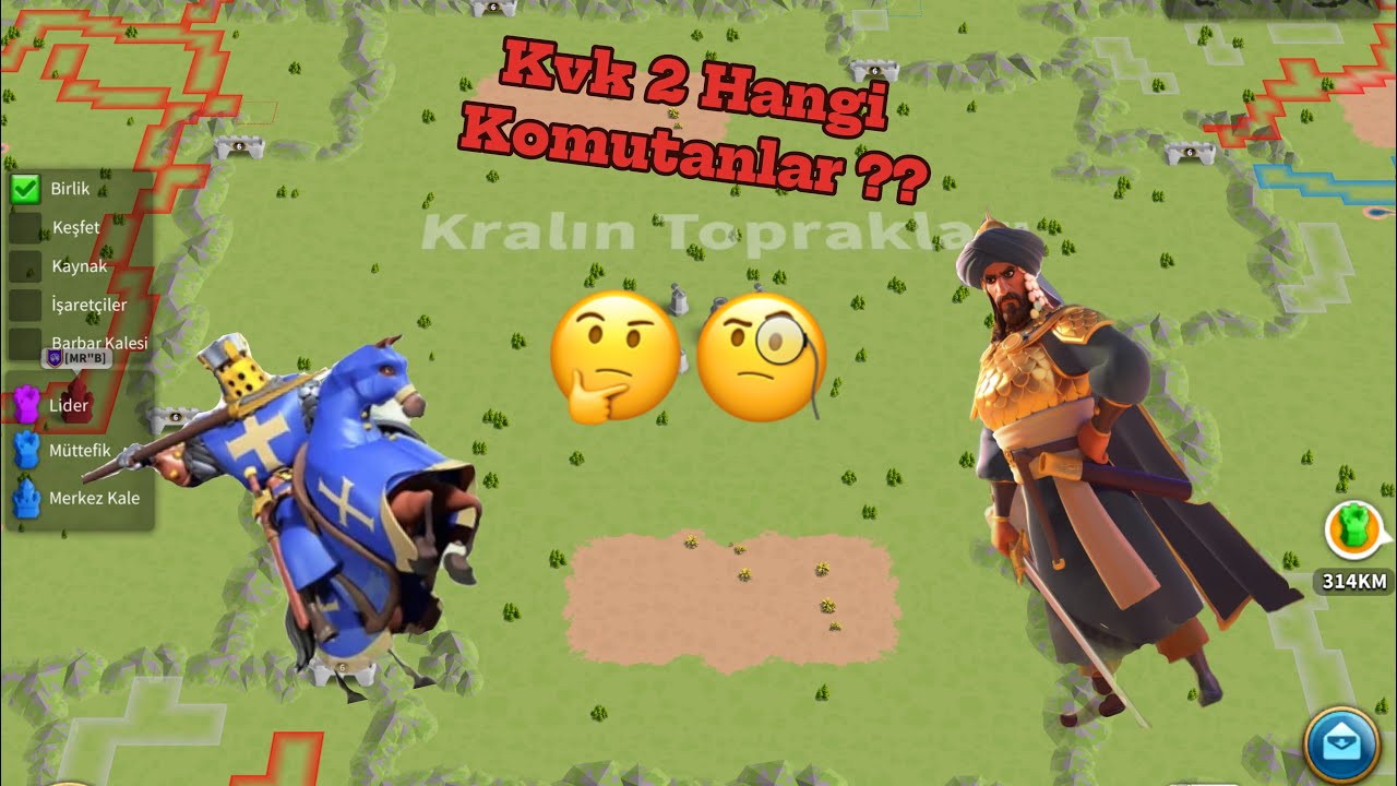 KVK 2 hangi komutanlar kulanmalısın !! 🤔🤫/Rise of kingdoms