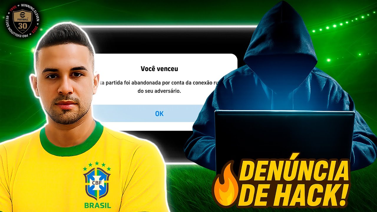 DENÚNCIA! 🔥 USEI O HACK DE DERRUBAR PARTIDAS 😱 NO EFOOTBALL 2026 MOBILE