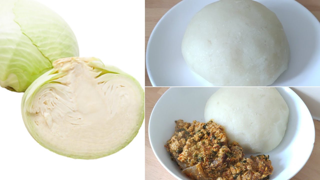 HOW TO MAKE CABBAGE SWALLOW | GOOD  FOR WEIGHT LOSS