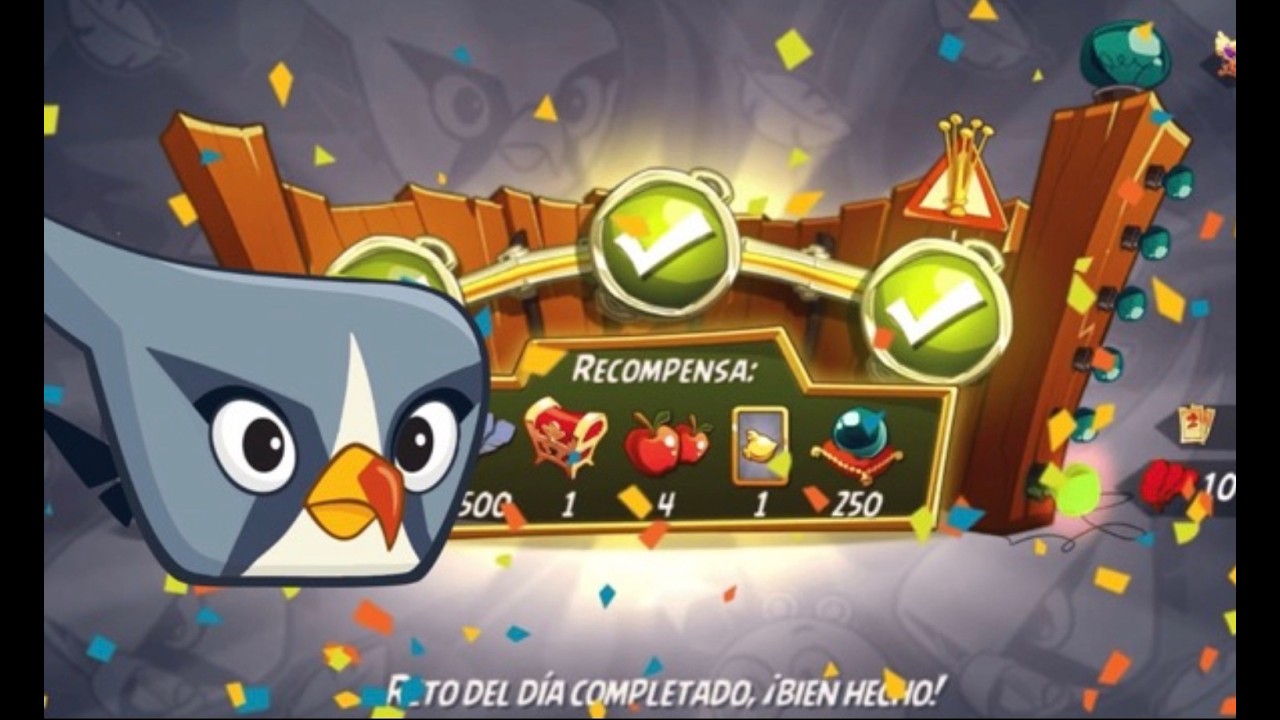 Angry Birds 2 - Daily Challenge (Reto del día) Silver (4-5-6) 24/02/2026